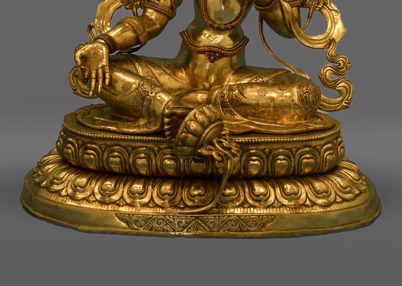 Elegant Green Tara Figure | Discover Divine Grace and Compassion