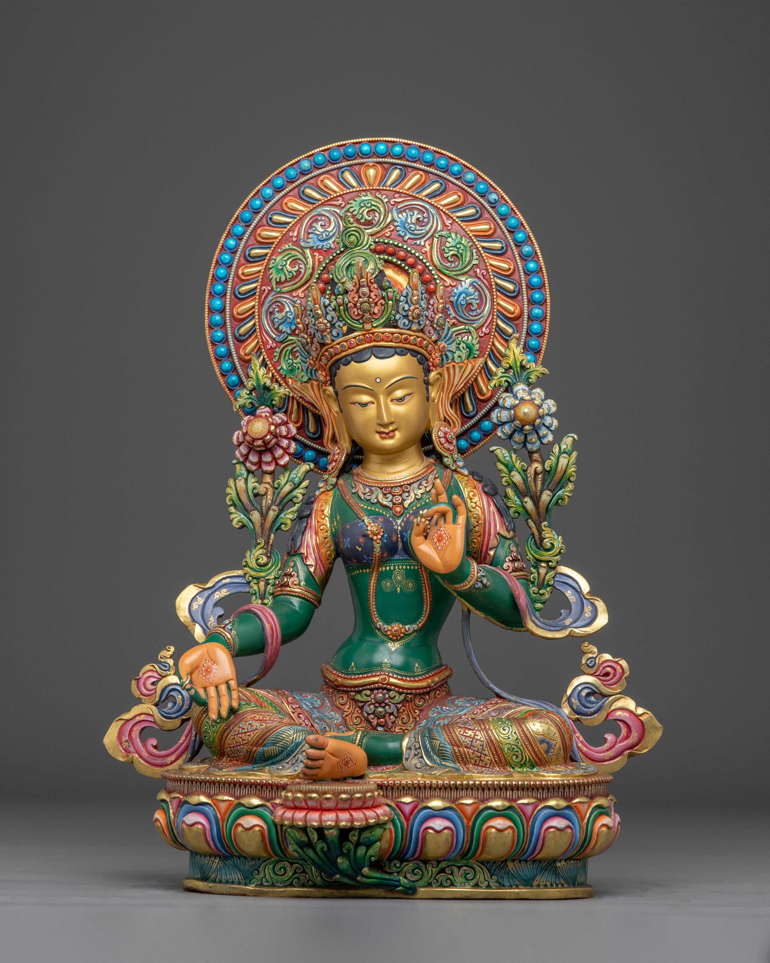 Himalayan Sacred Art of Green Tara