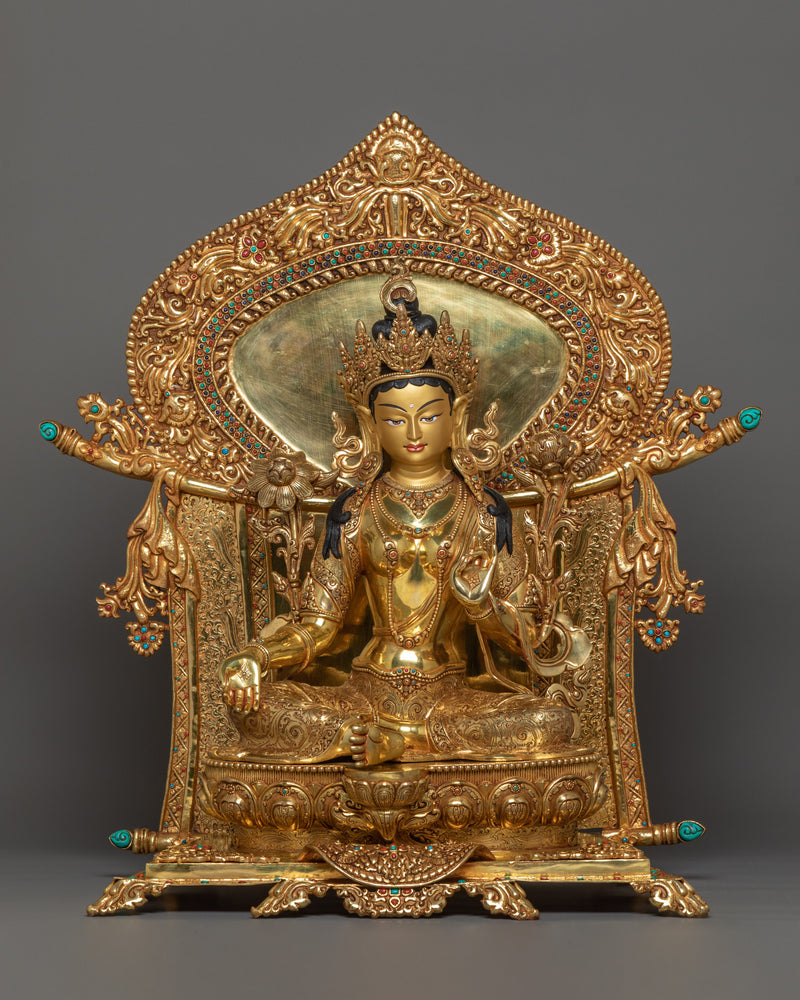 green-tara-on-throne