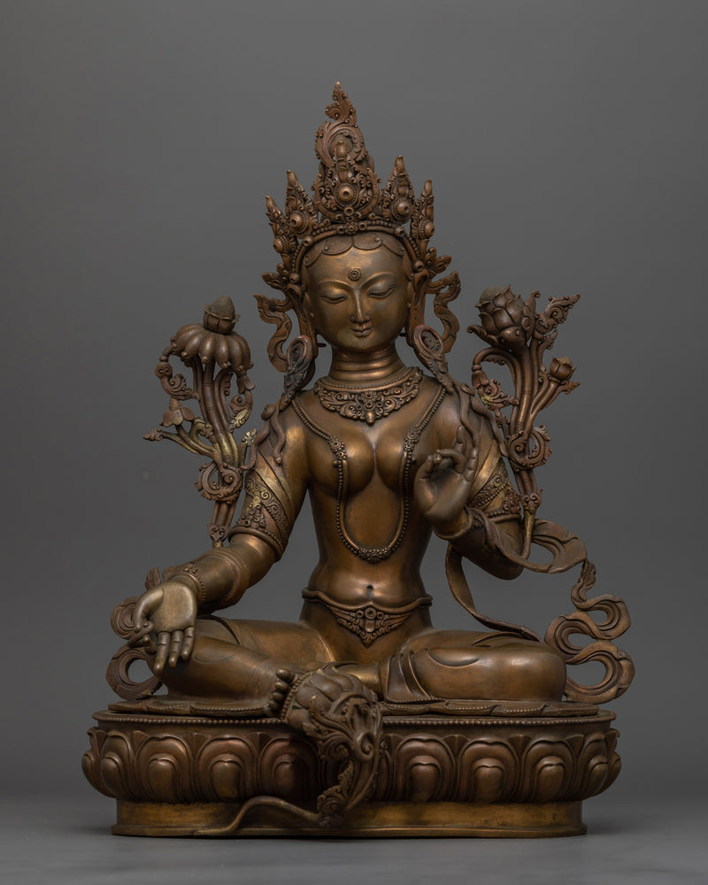 healing-green-tara-statue