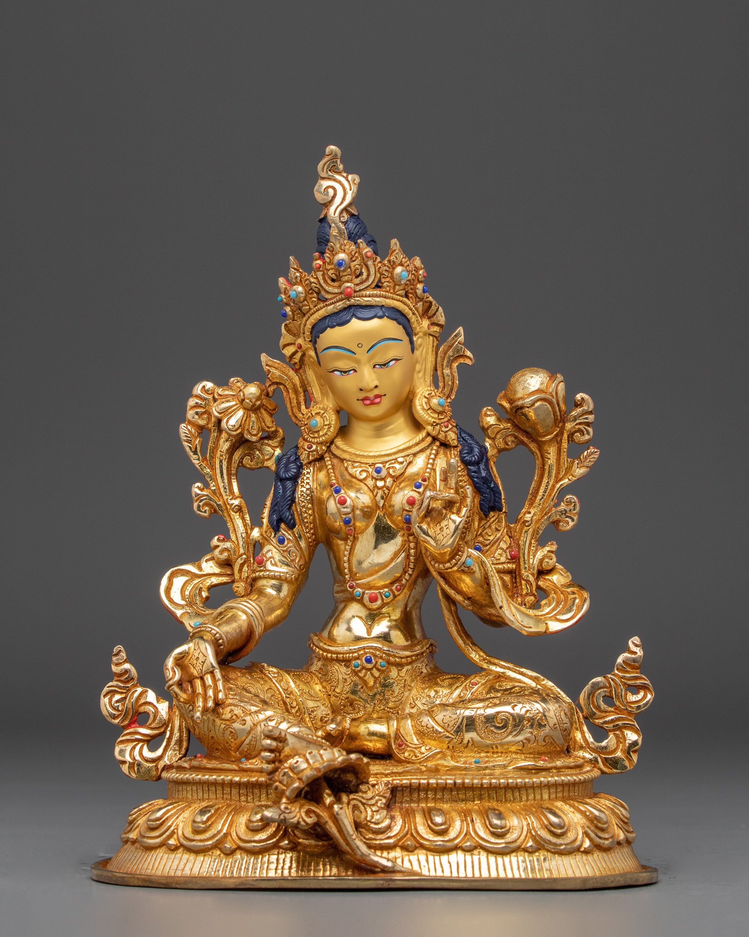 Green Tara Statue: Swift Mother of Liberation