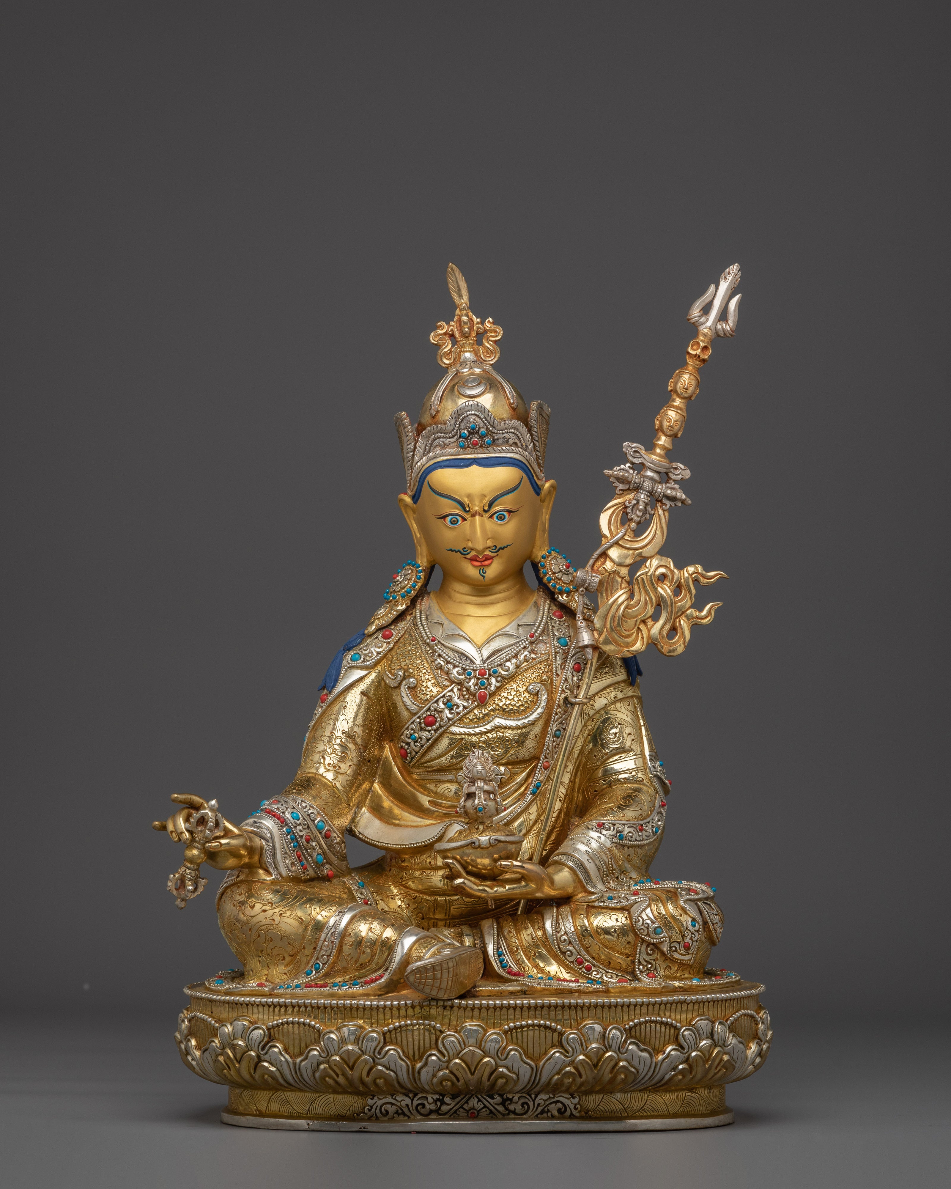 24K Gold Guru Rinpoche Artwork