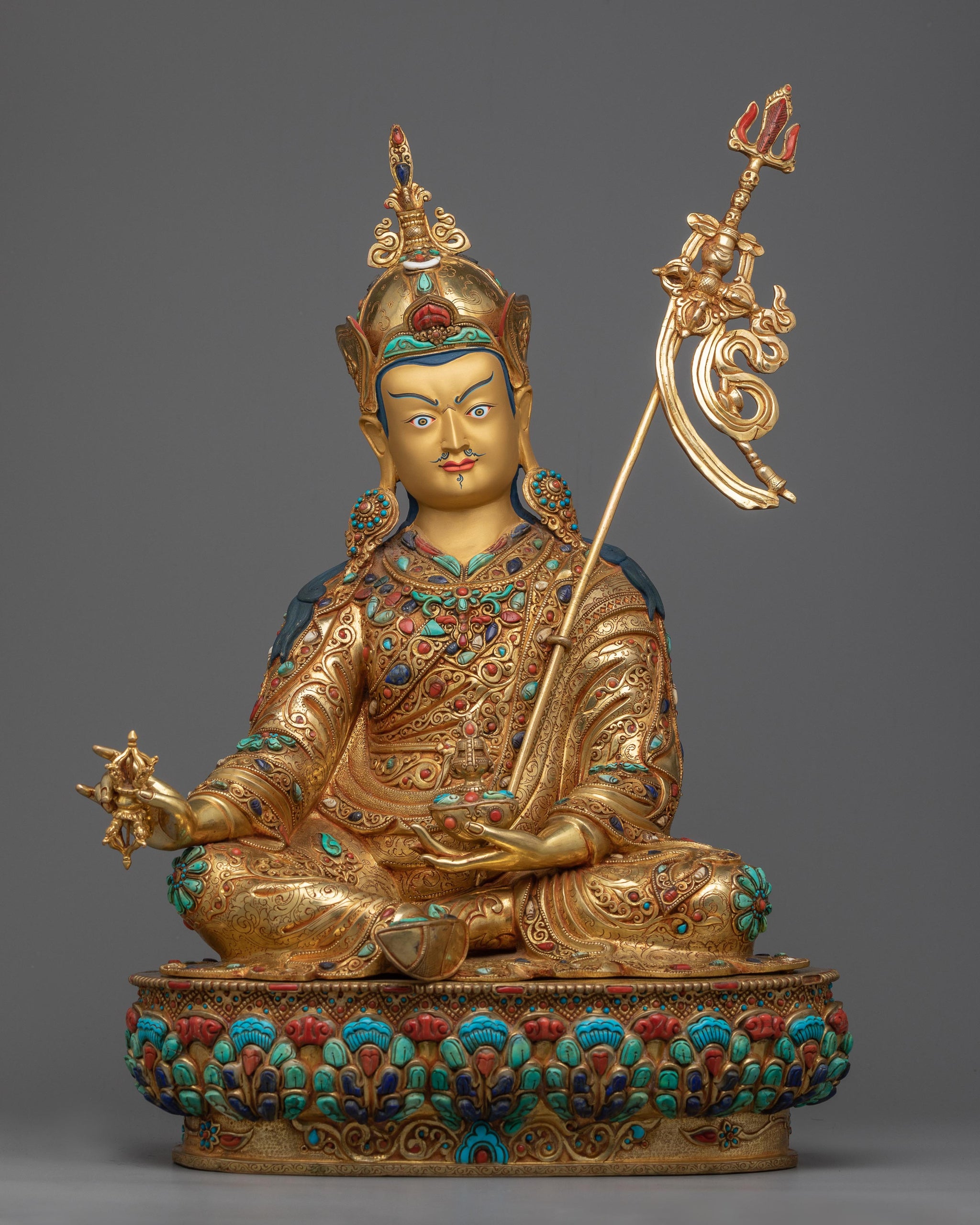 Premium Guru Rinpoche Tibet Master Statue Experience Tibetan Wisdom premium-guru-rinpoche-tibet-master-statue-experience-tibetan-wisdom