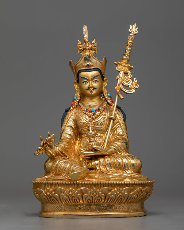 guru-rinpoche-sculpture-for-home-shrine