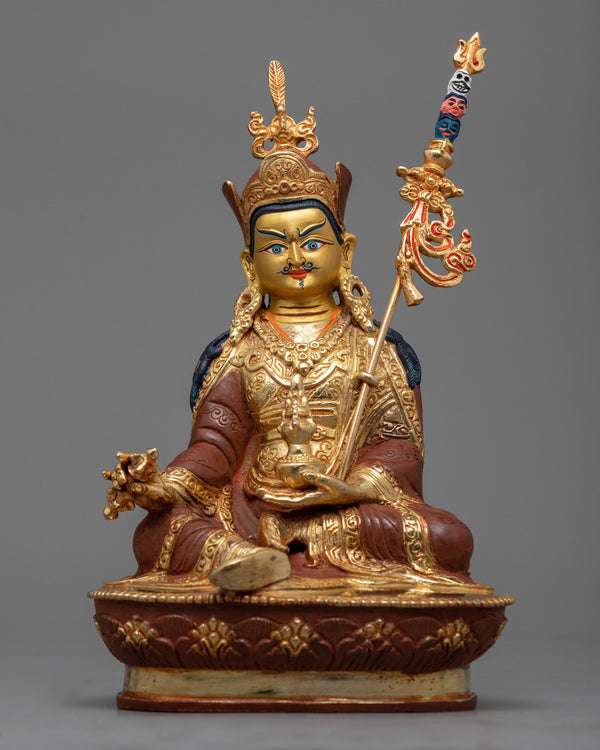 scared guru-rinpoche sculpture