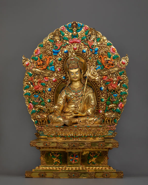 guru-rinpoche-with-sacred-halo-royal-throne