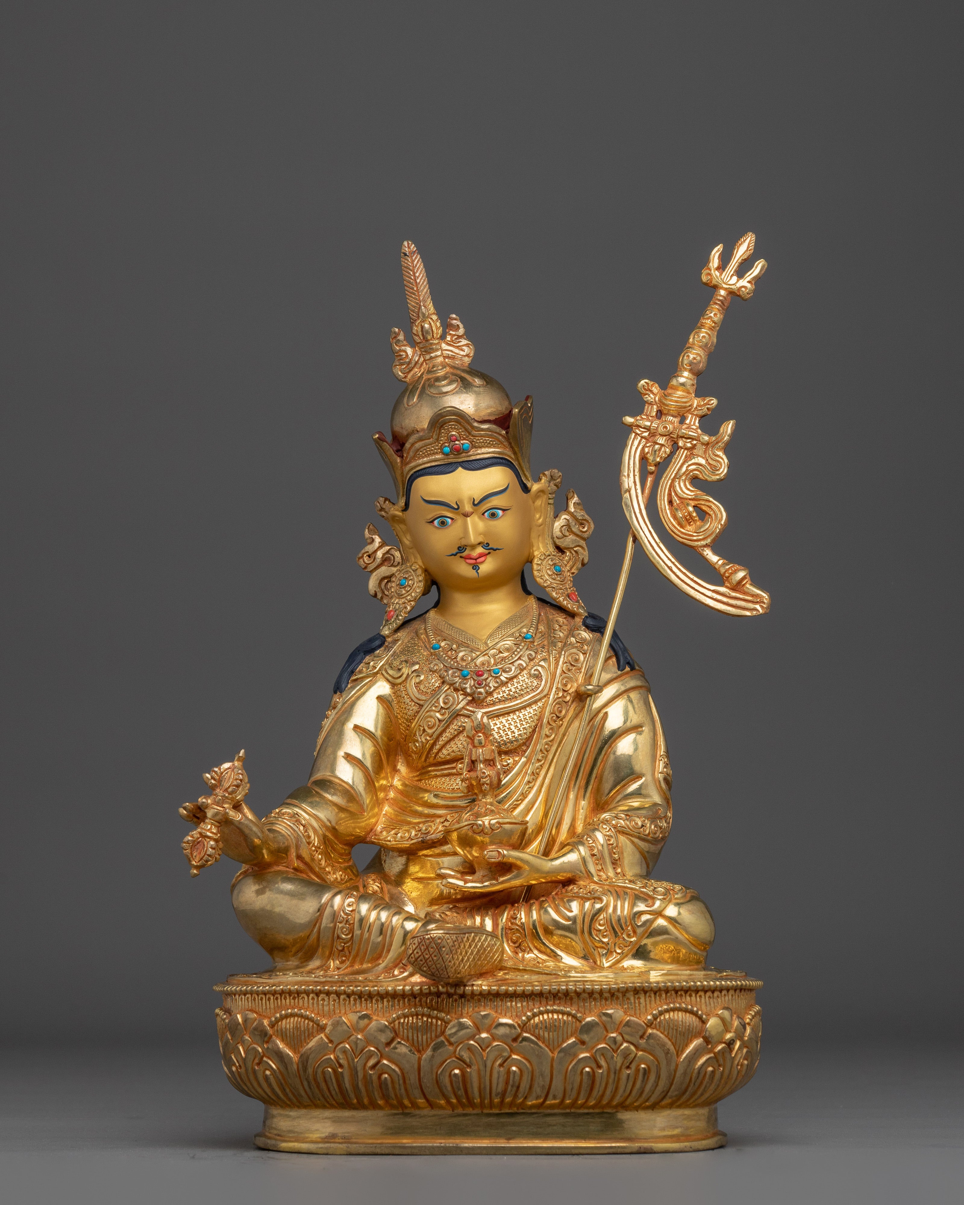 Guru Rinpoche Padmasambhava Copper Statue