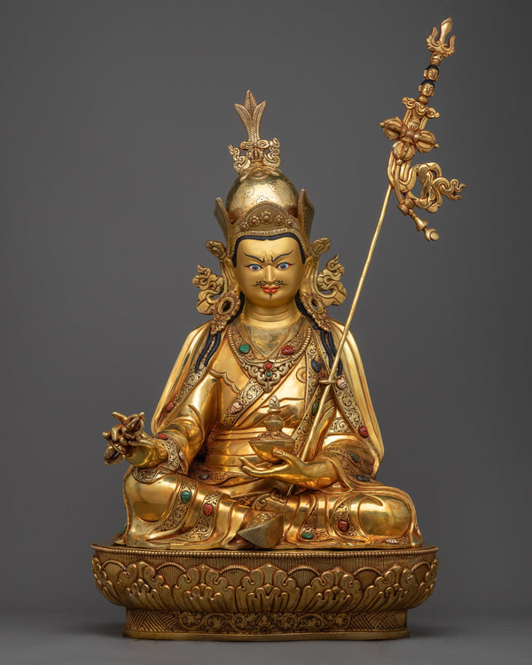 statue for padmasambhava meditation center
