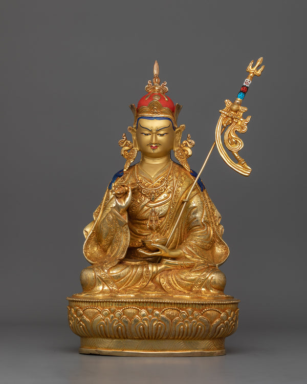 24K Gold Gilded Guru Tsokye Dorje