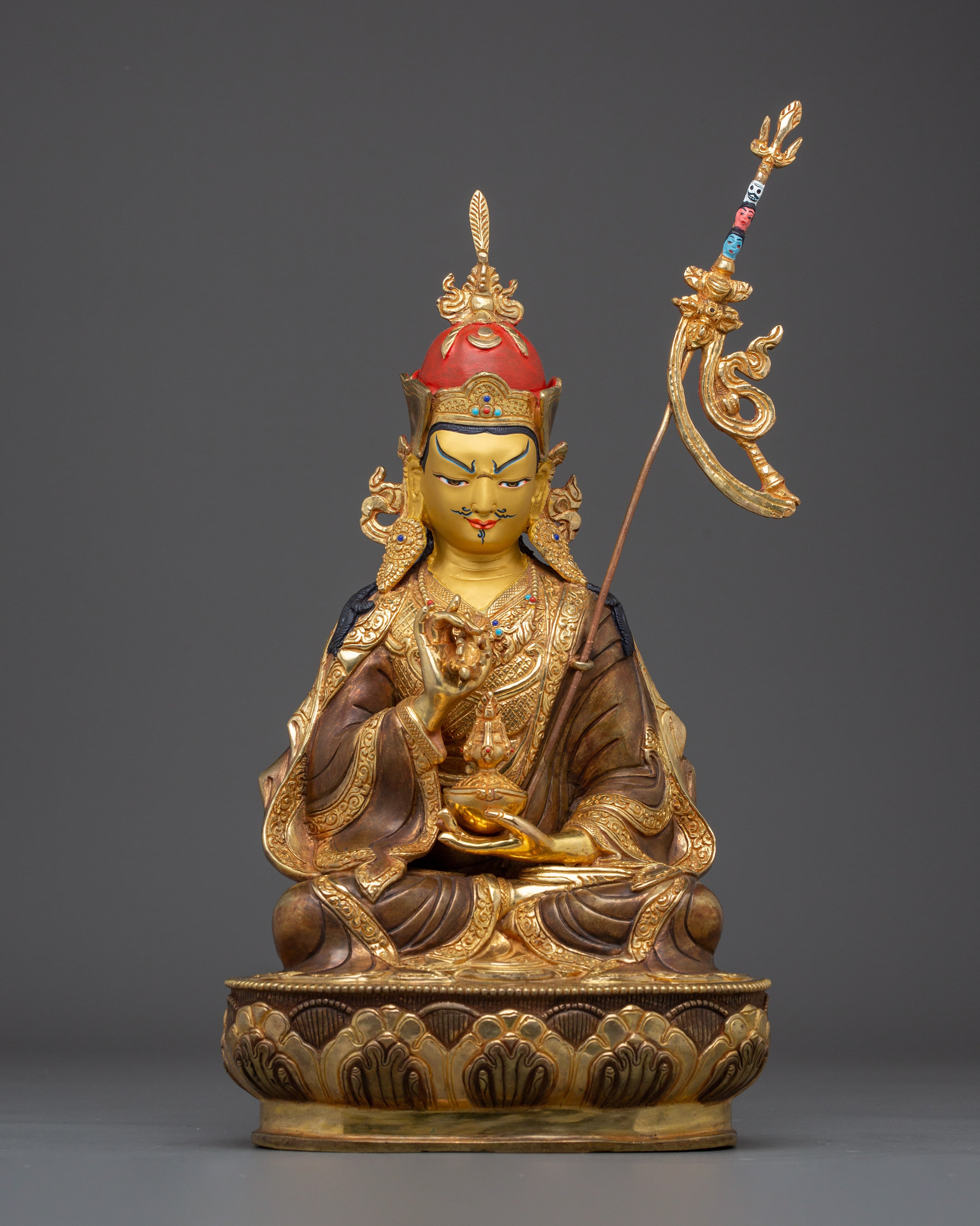 Guru Tsoyke Dorje Statue: Guru Rinpoche Peaceful Form