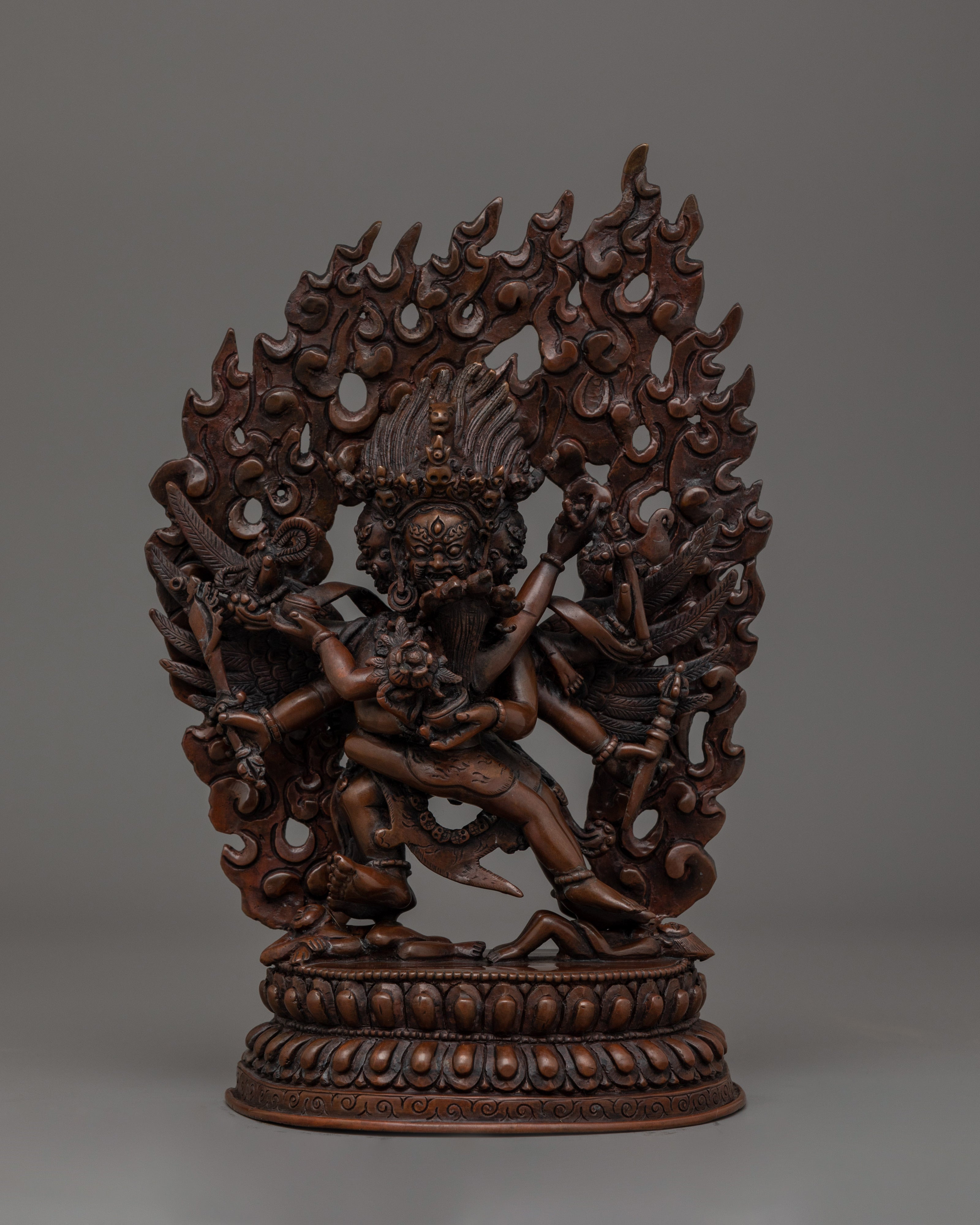 Hayagirve with Oxidized copper body 
