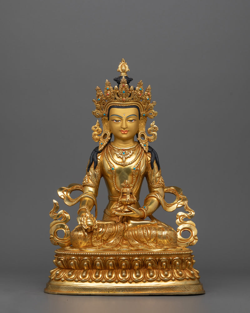 Handmade Bodhisattva Deity Kshitigarbha