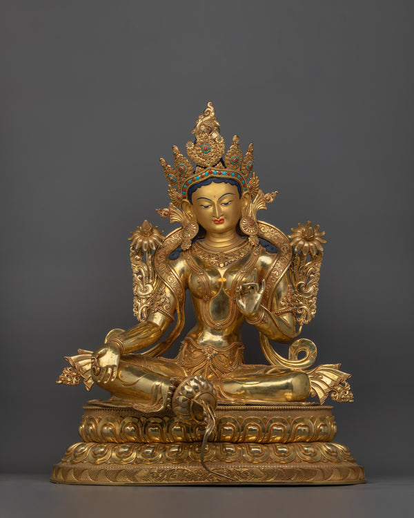 large-green-tara-statue-for-dharma