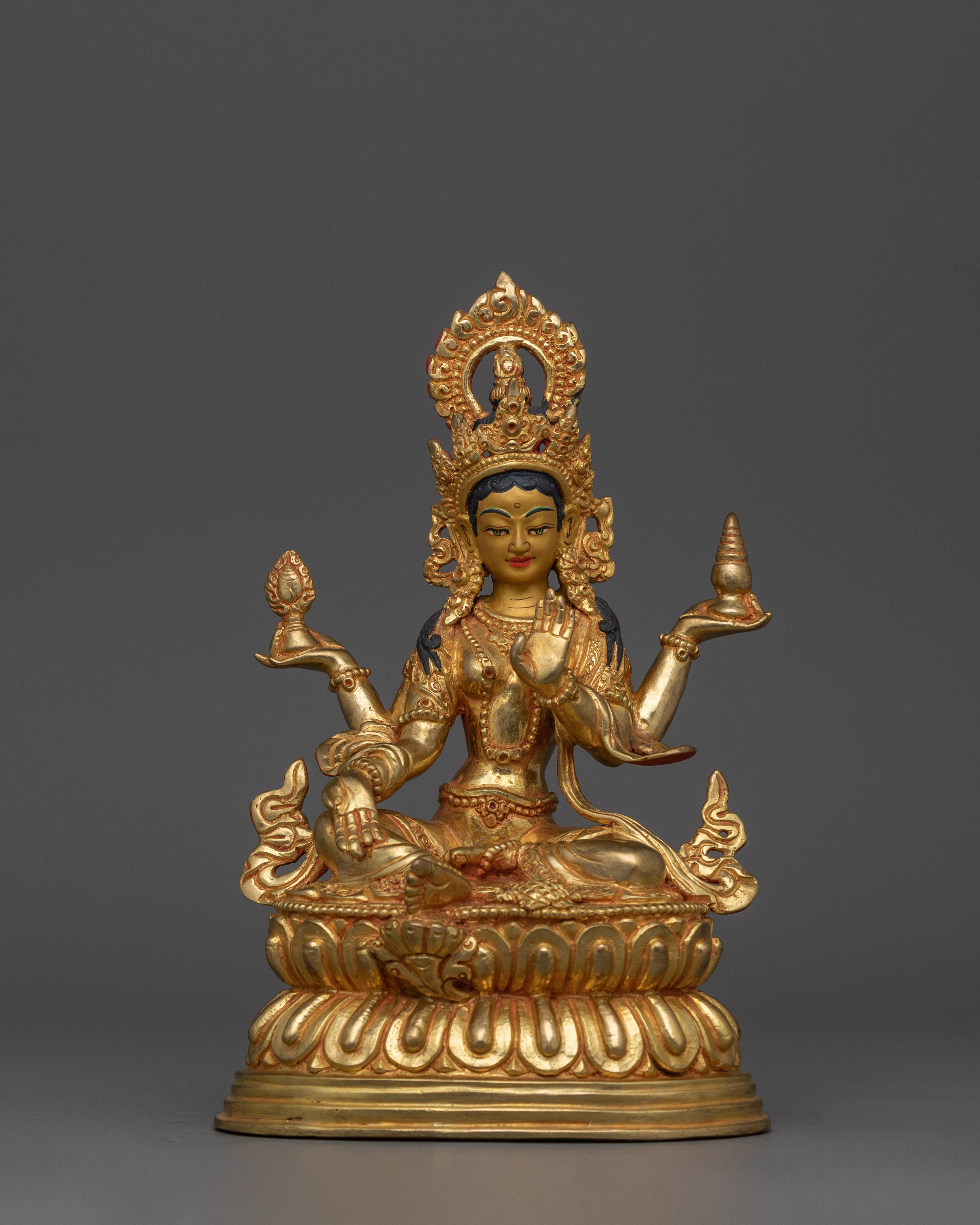 handmade-statue-of-laxmi