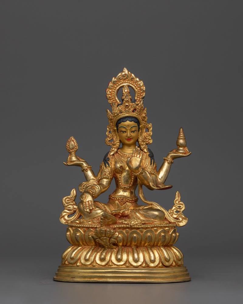 handmade-statue-of-laxmi