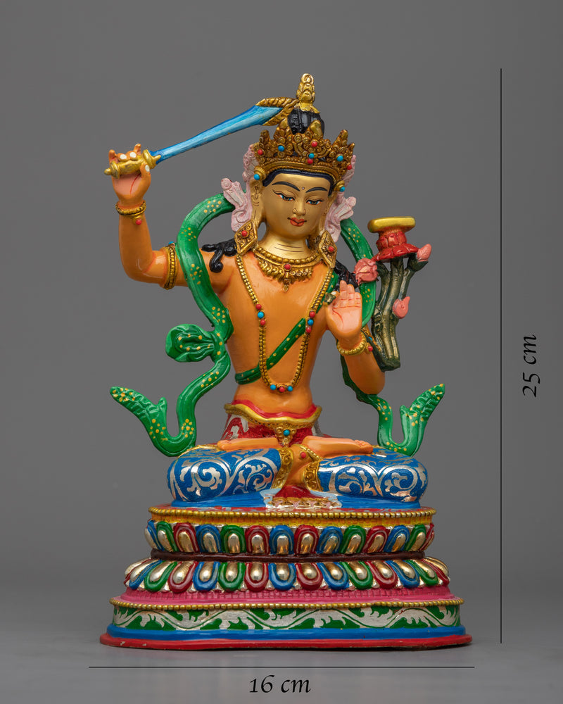 Manjushri Statue "Deity of Wisdom" | Ignite Your Wisdom with Our Sculpture