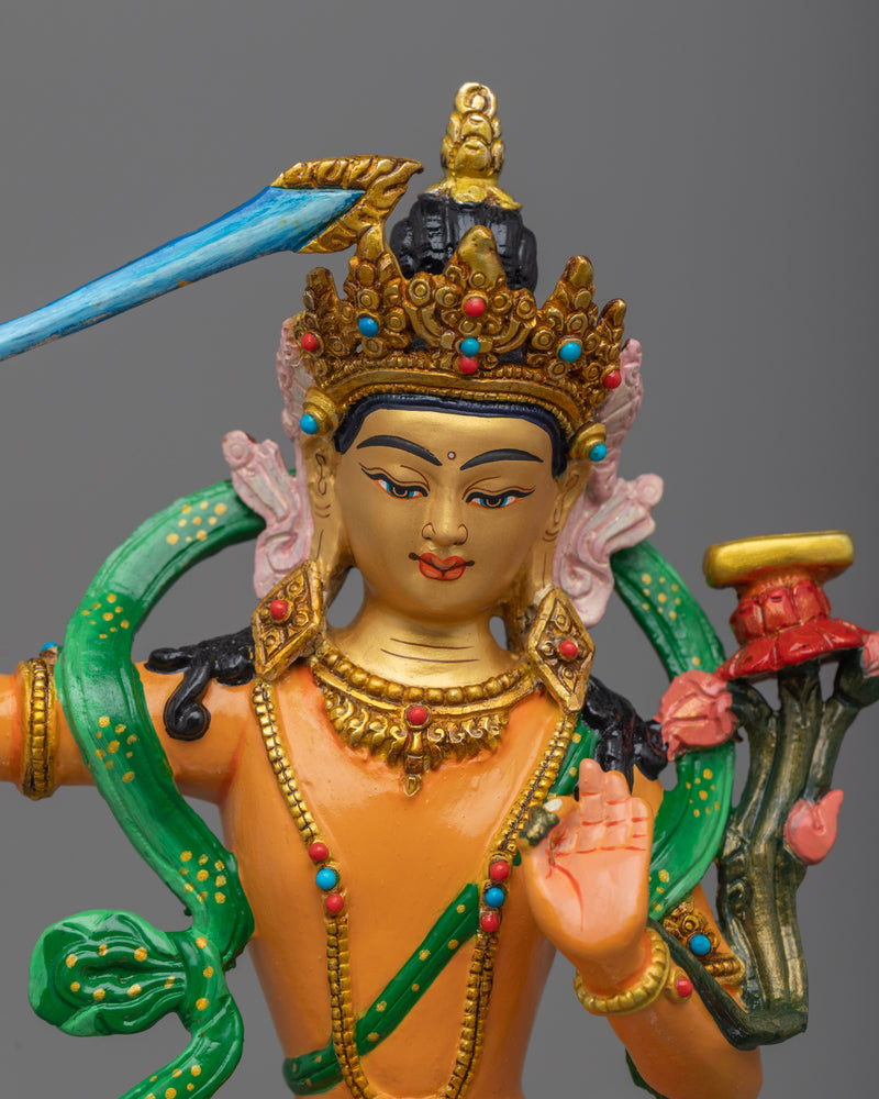 Manjushri Statue "Deity of Wisdom" | Ignite Your Wisdom with Our Sculpture
