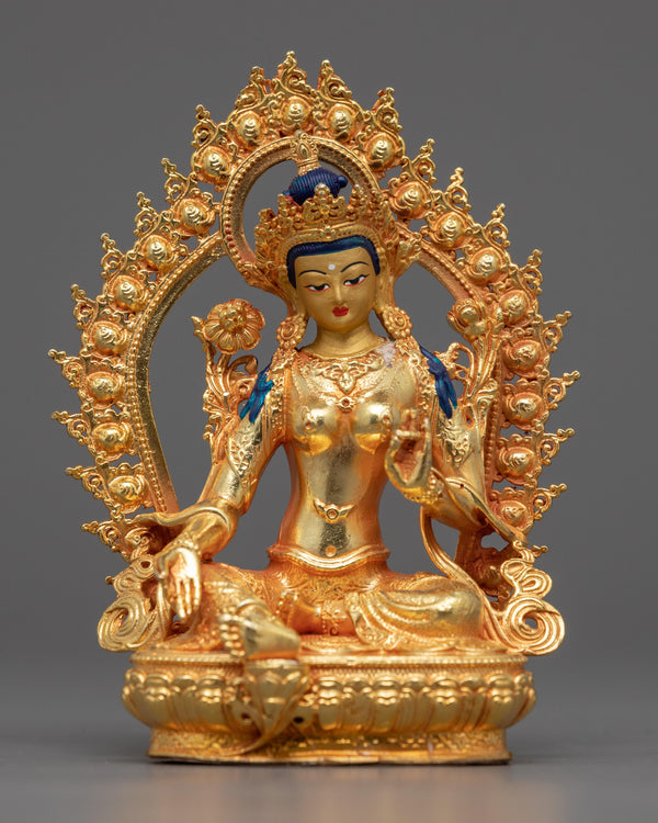 tiny-green-tara-statue