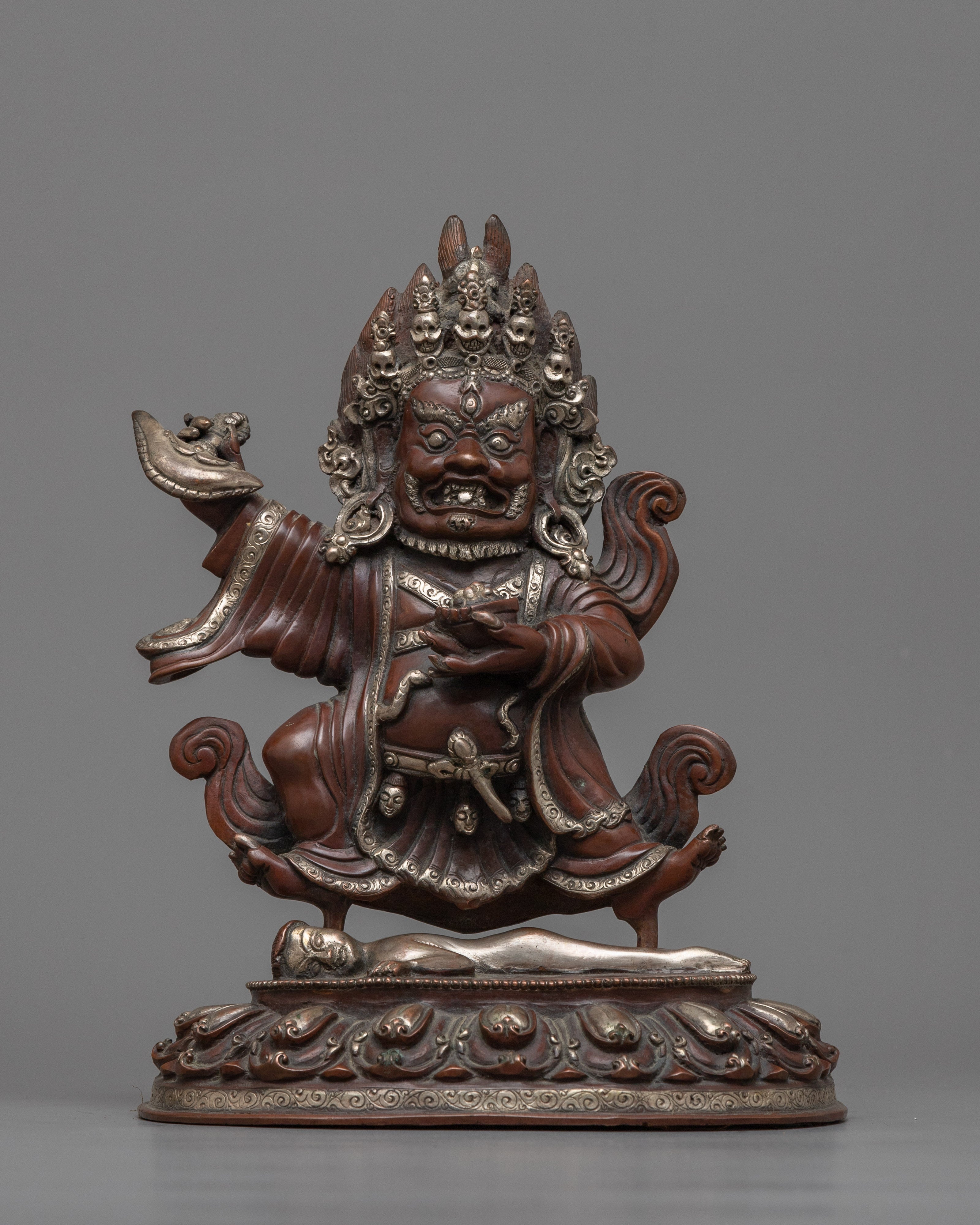 mahakala-bernagchen-oxidized sculpture