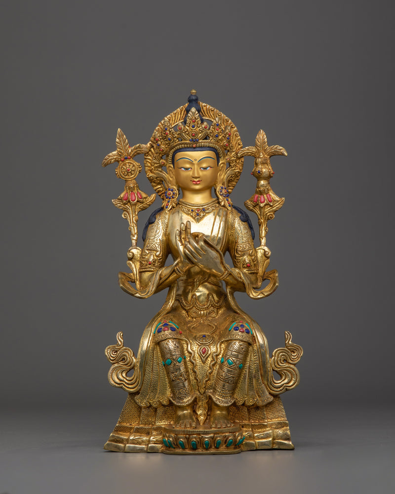 maitreya-buddha-golden-statue