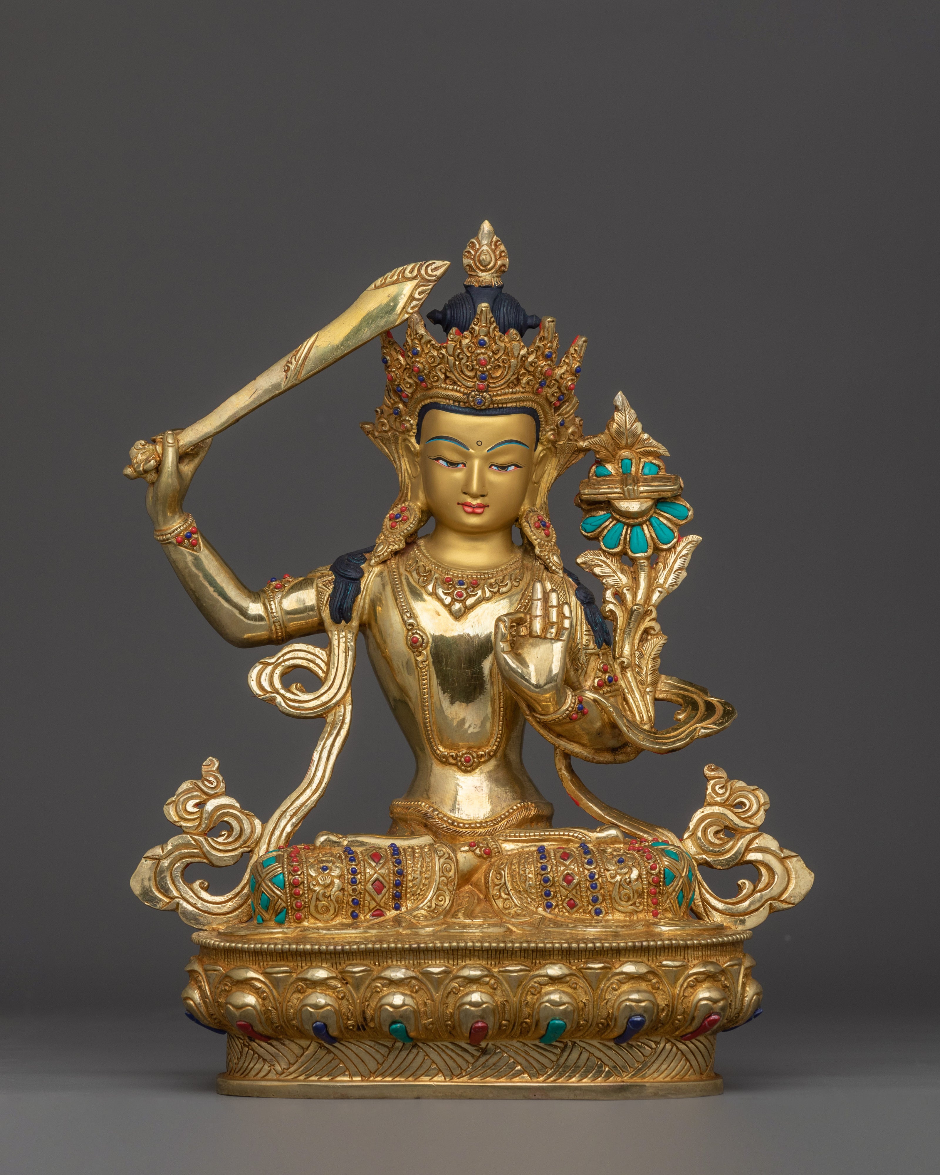 statue-of-manjushri-wisdom-bodhisattva