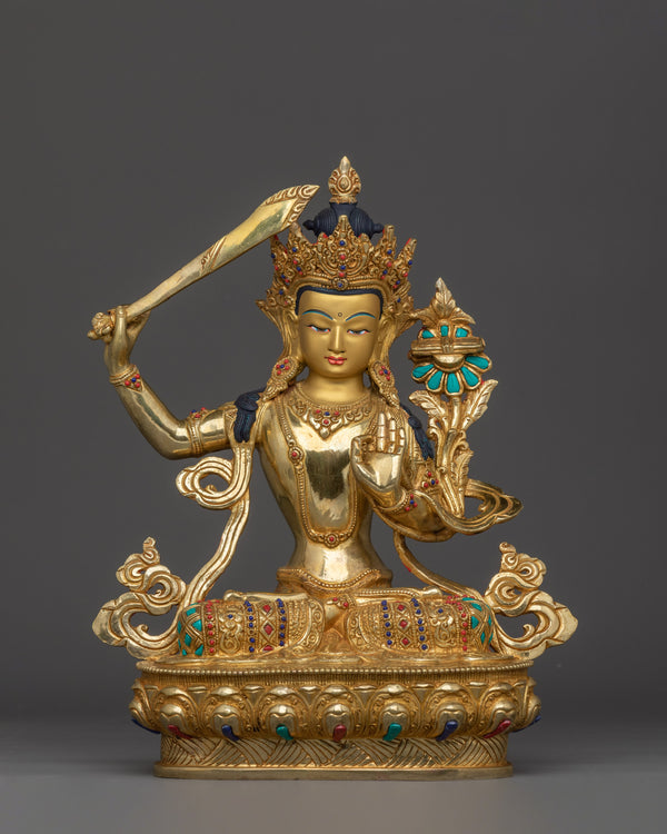 statue-of-manjushri-wisdom-bodhisattva
