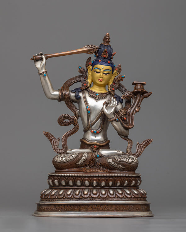 manjushri-handcrafted statue