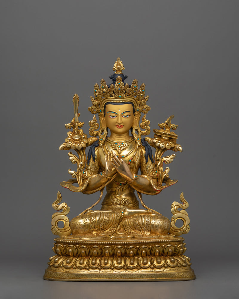 himalayan-statue-of-knowledge-deity-manjushri