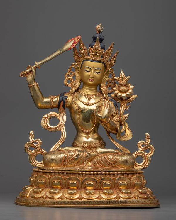 bodhisattva-of-wisdom-manjushri-statue