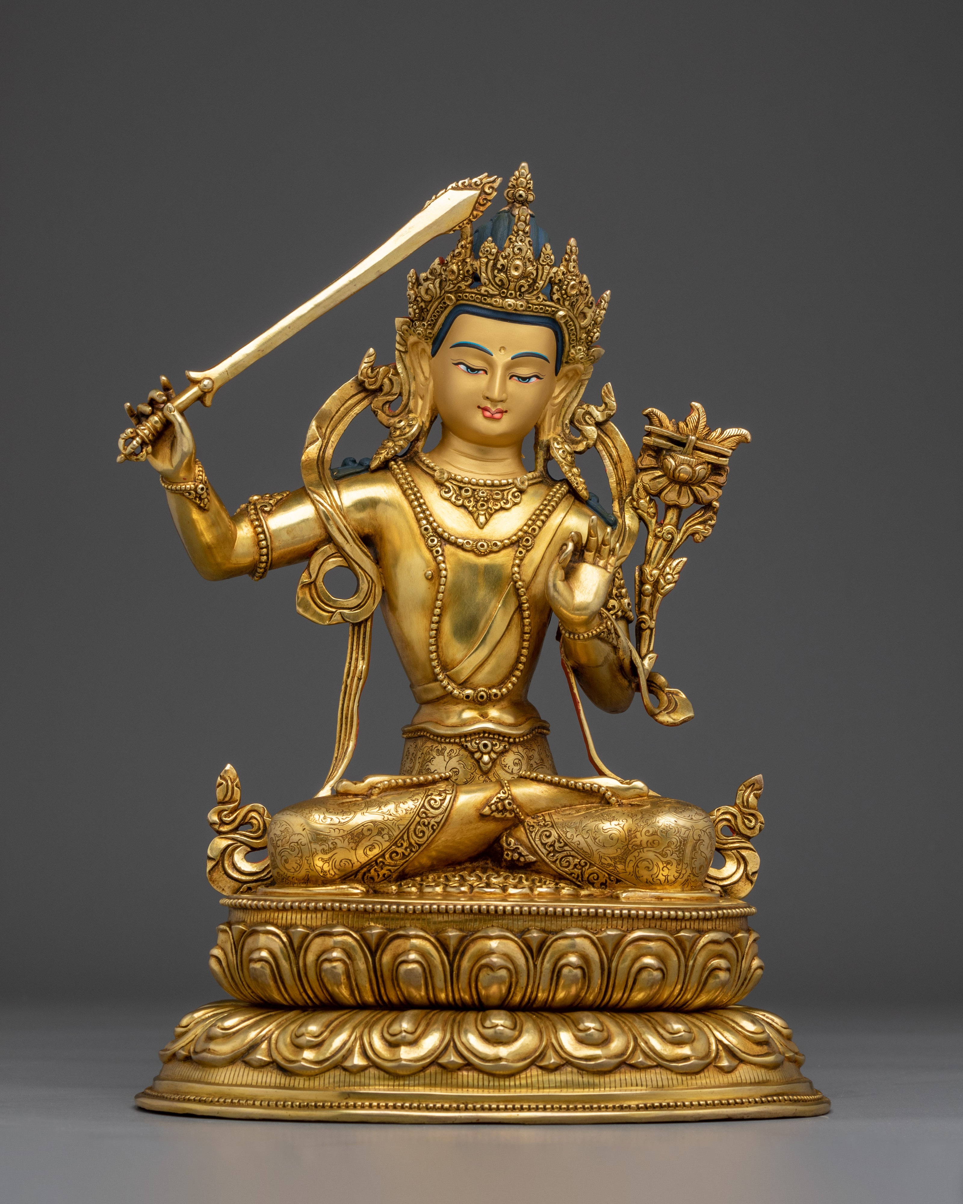 Path of Wisdom with Manjushri Figurine