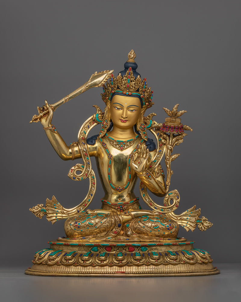 bodhisattva-of-wisdom-manjushri-figurine