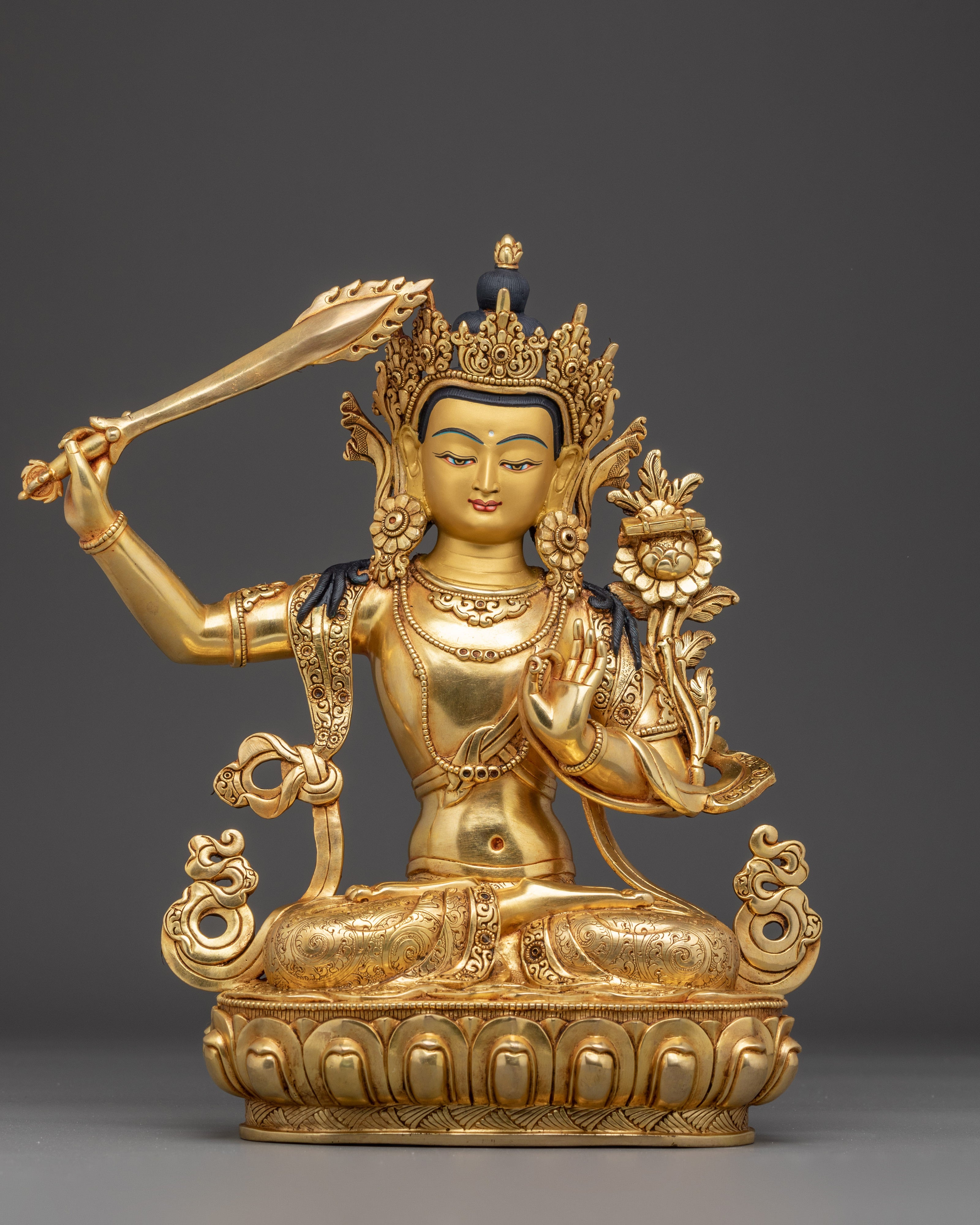 Golden Radiant Manjushri Art 