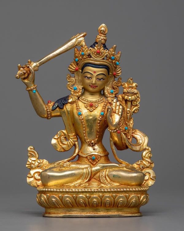manjushri-wisdom-bodhisattva-sculpture