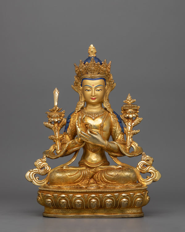 Bodhisattva of Wisdom Manjughosa Statue
