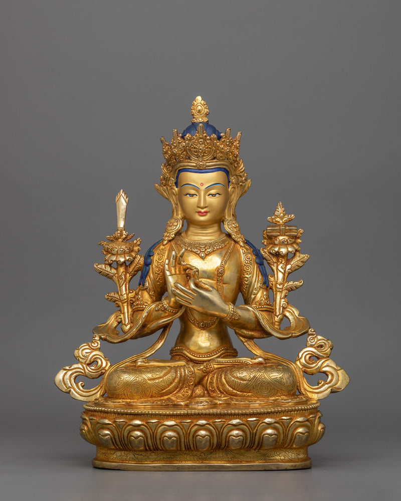 Bodhisattva of Wisdom Manjughosa Statue