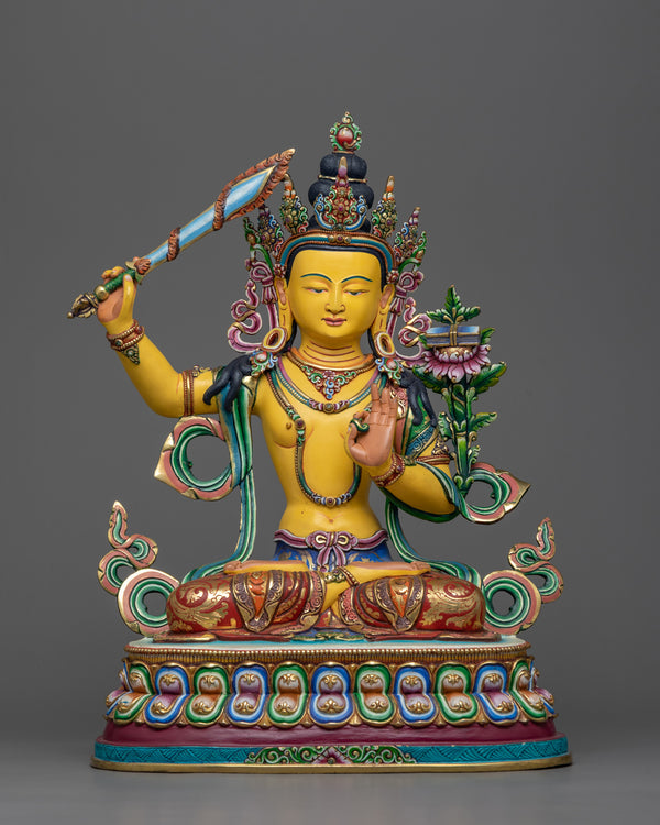 colorful-manjushri-sculpture