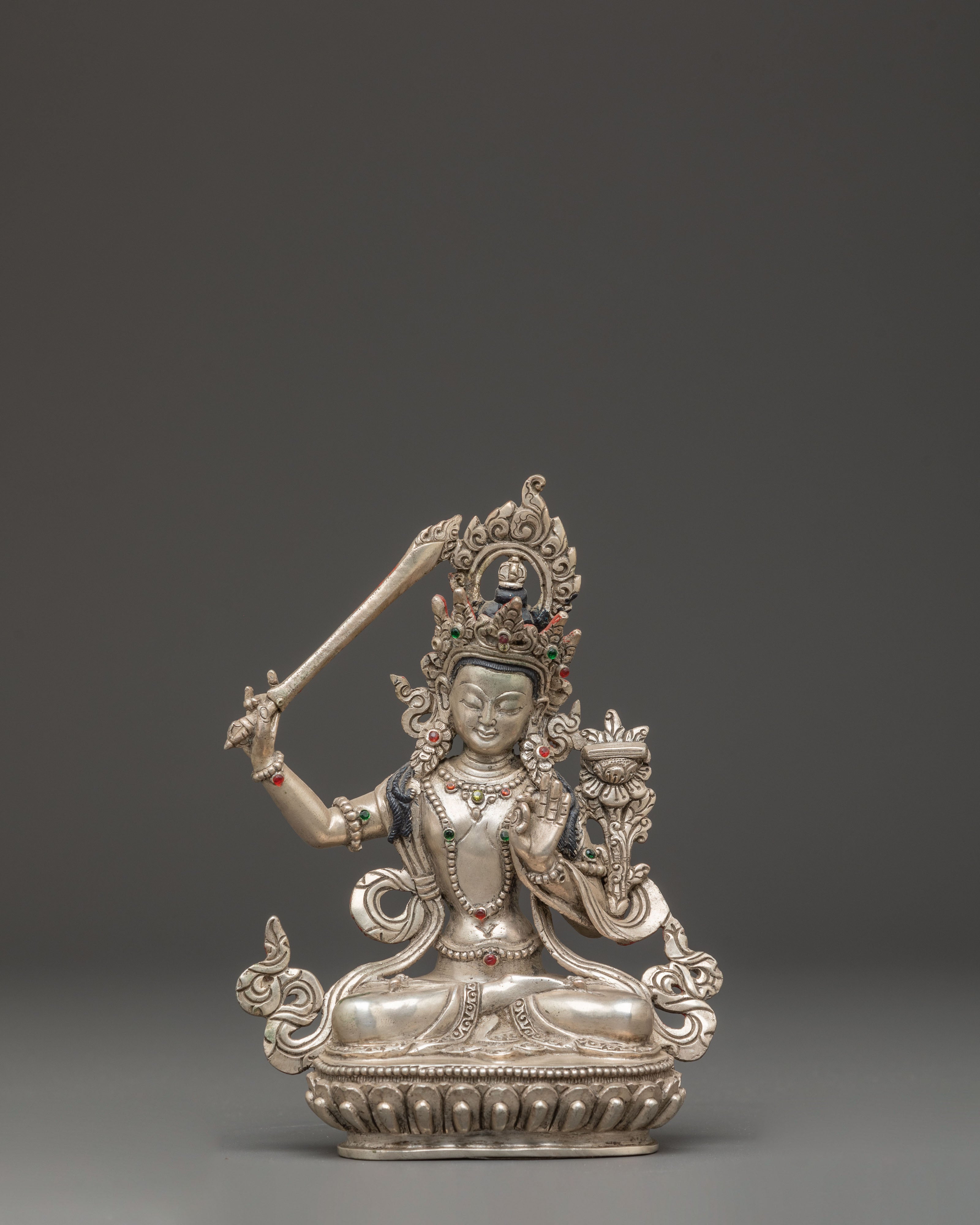 Manjushri Figurine: The Destroyer of Ignorance