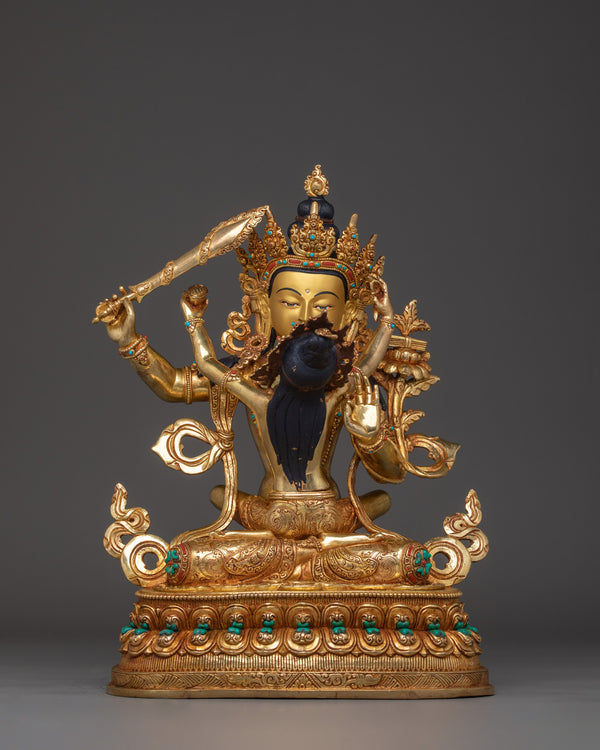 bodhisattva-manjushri-with-consort-statue
