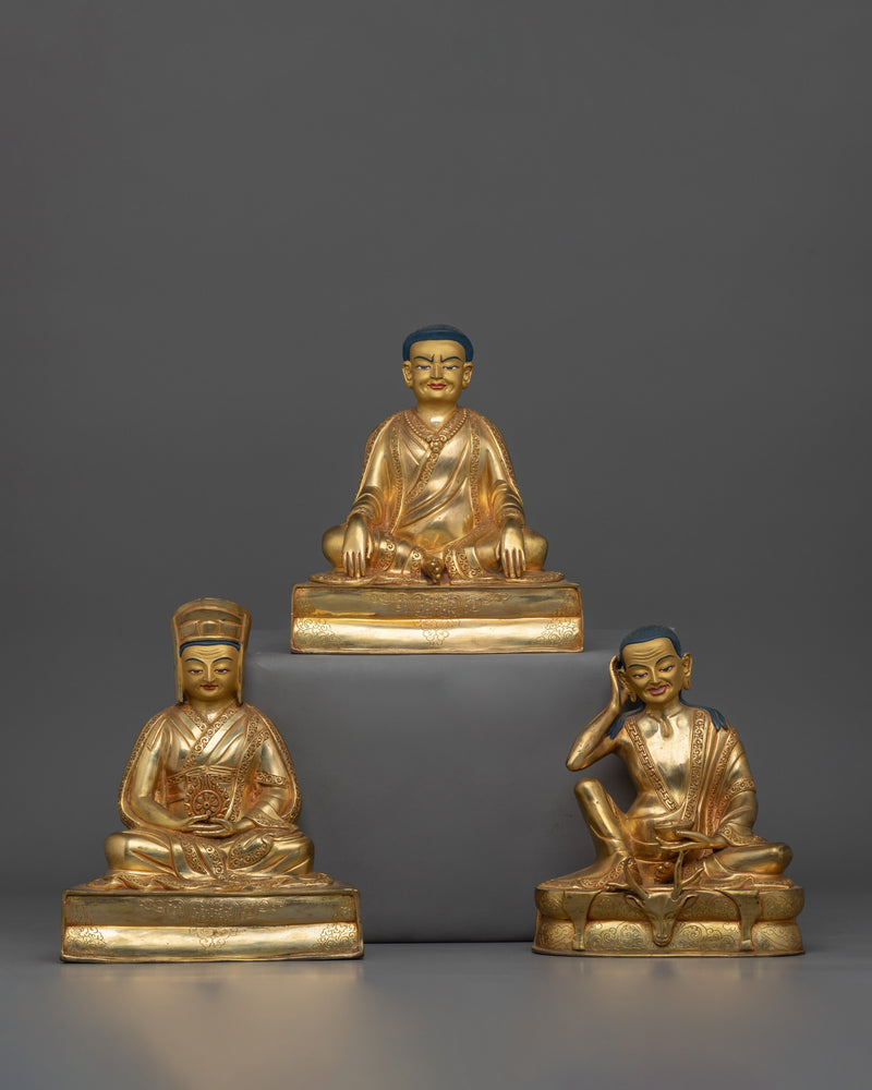 tibetan-guru-statues-set