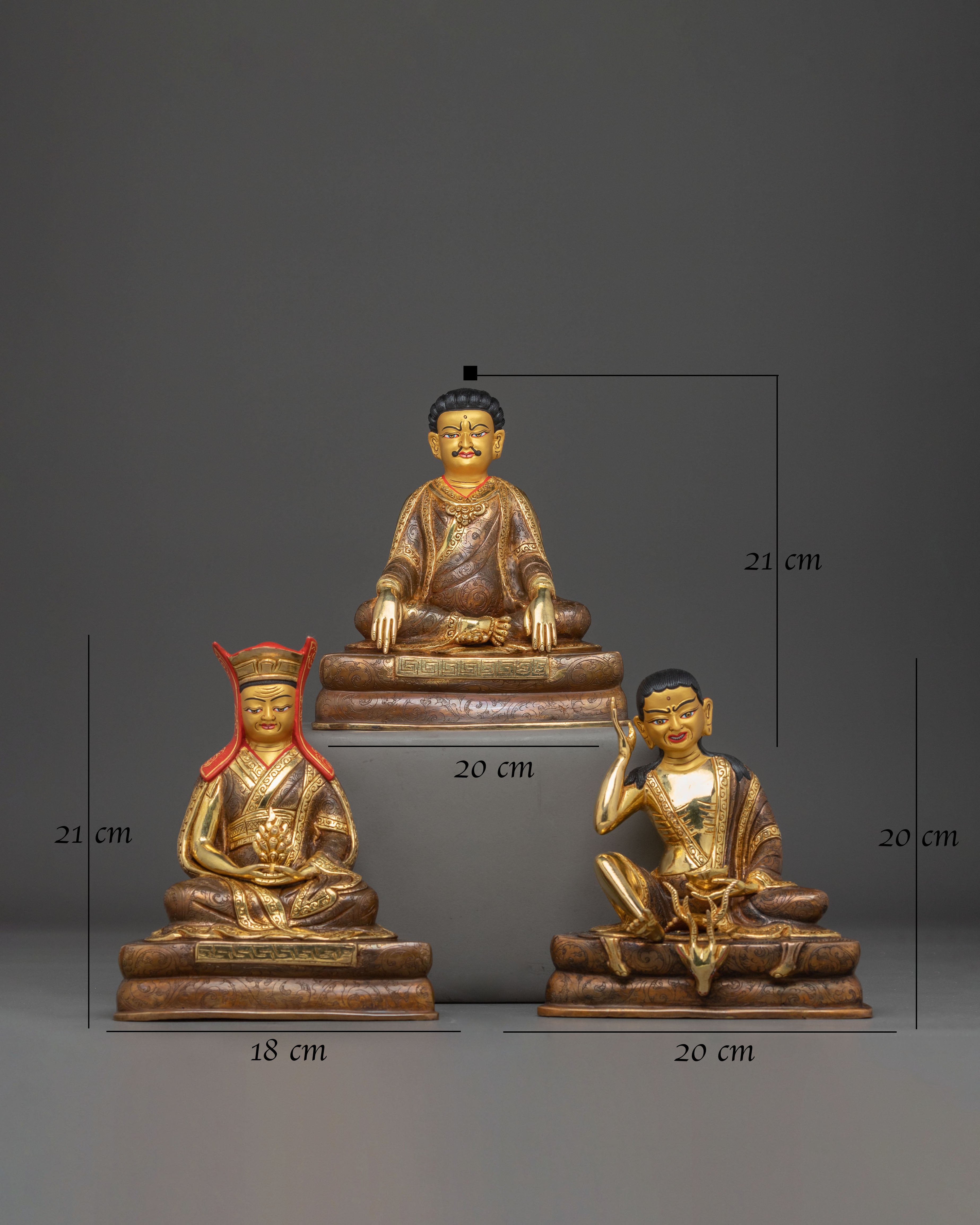 Revered Buddhist Masters Figurine: Marpha Set