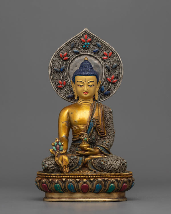 Antique Finish Medicine Buddha