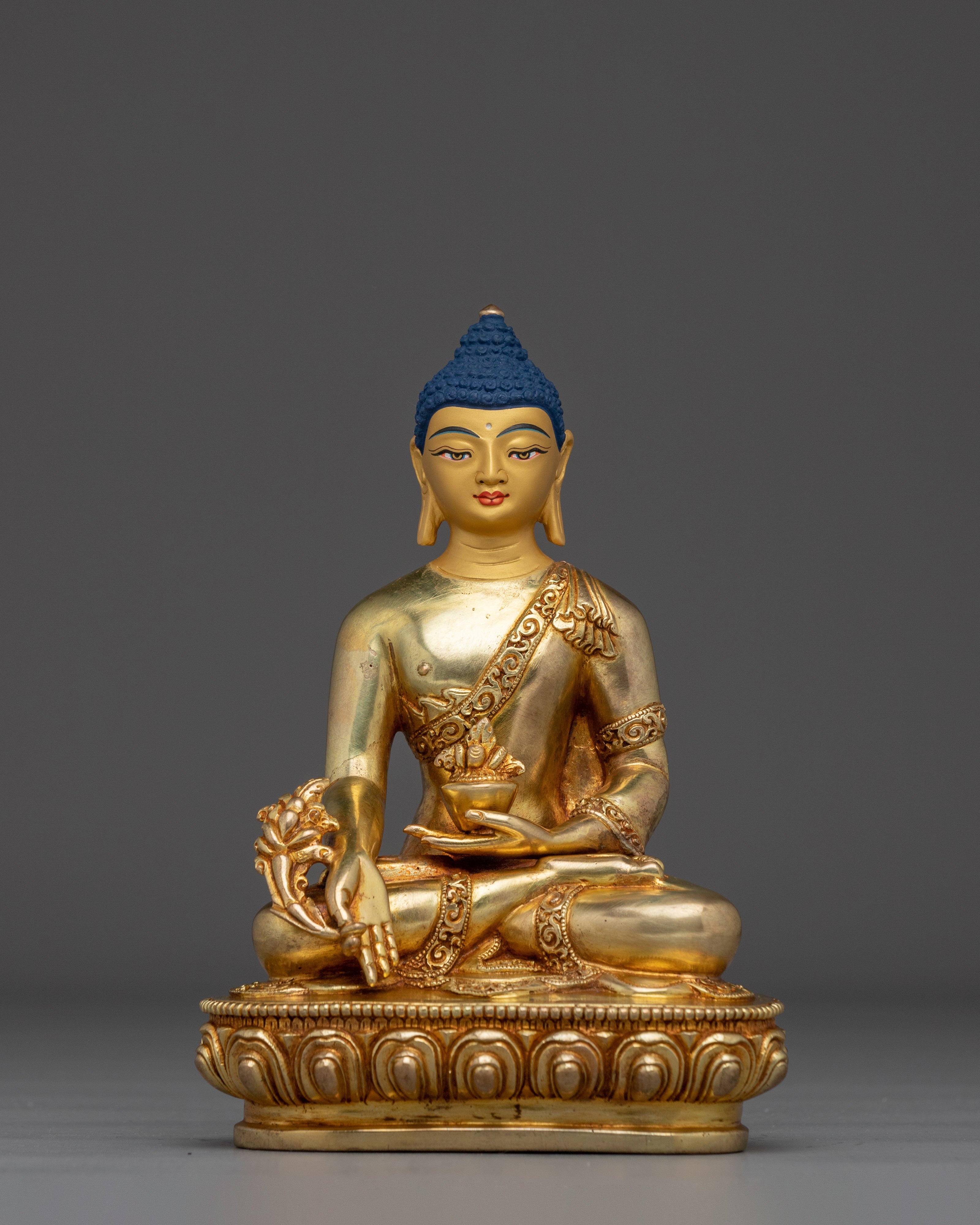 Handmade Great Healer Medicine Buddha Art