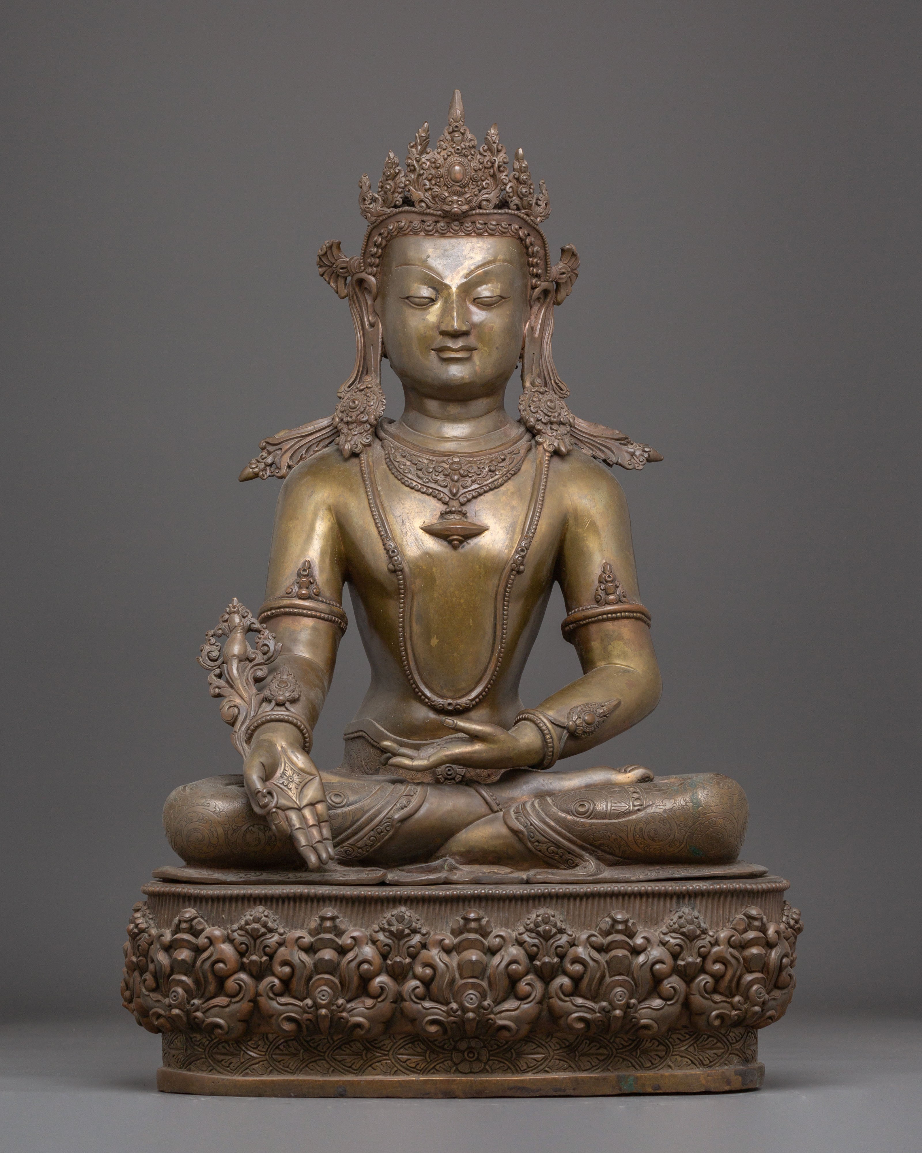 Statue of Medicine Buddha: Divine Spiritual Healing