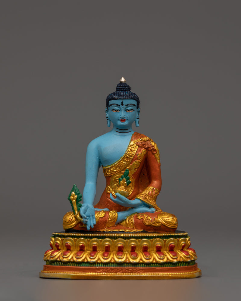 gold-electro-plated-statue-of-medicine-buddha