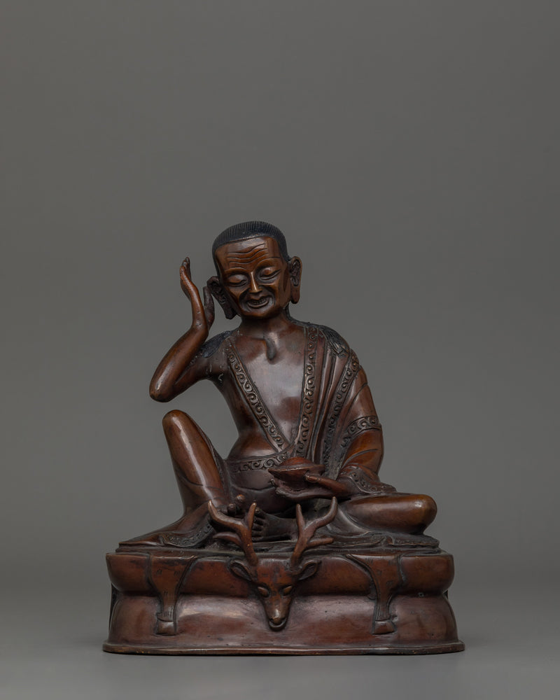 Handcrafted Statue of Milarepa | The Heart of Compassion
