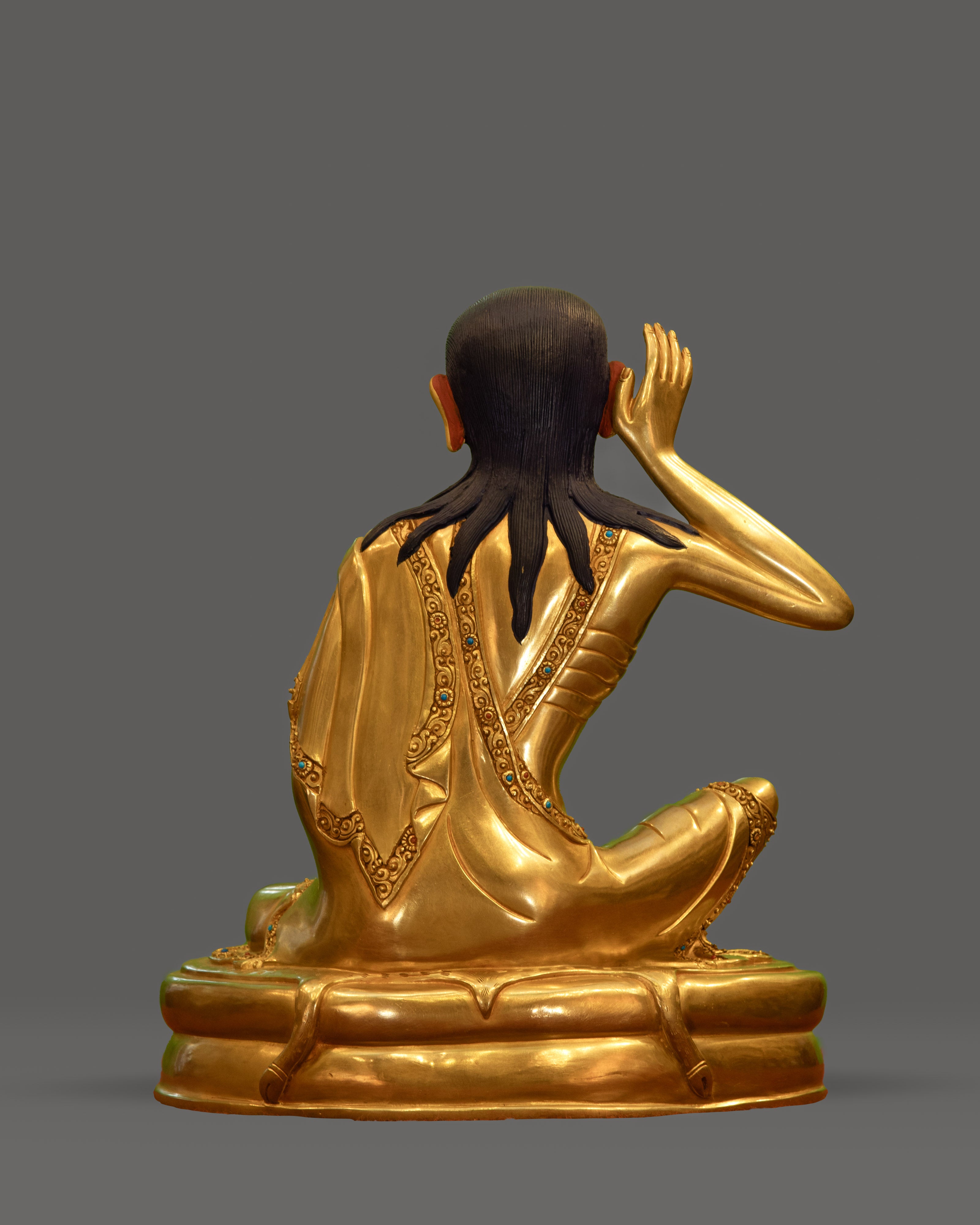 Milarepa The Great Yogi Sculpture | Handmade Sacred Artwork