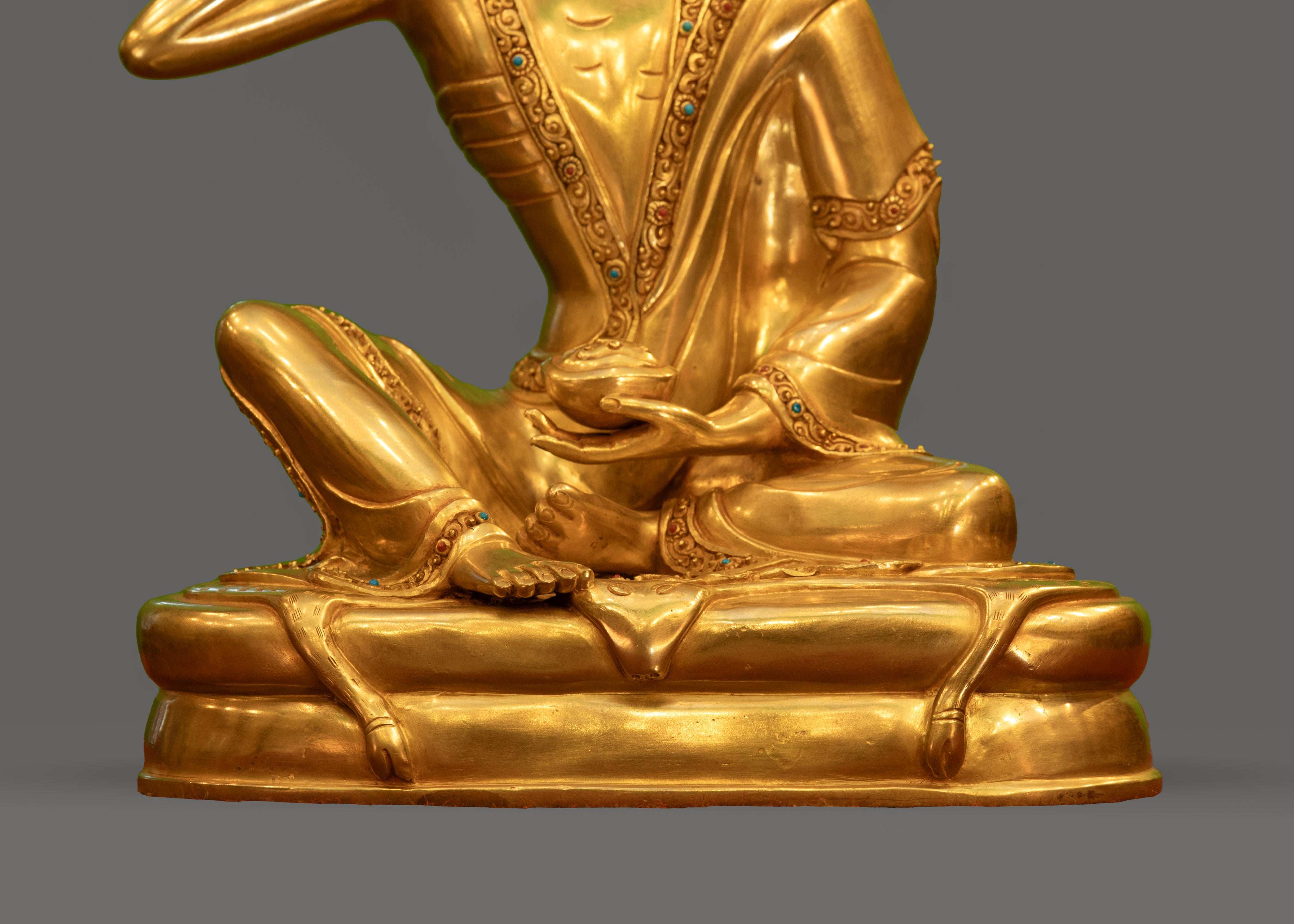 Milarepa The Great Yogi Sculpture | Handmade Sacred Artwork
