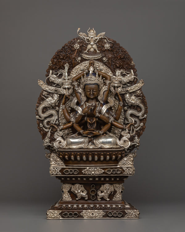 sclupture-of-namasangati-with-throne