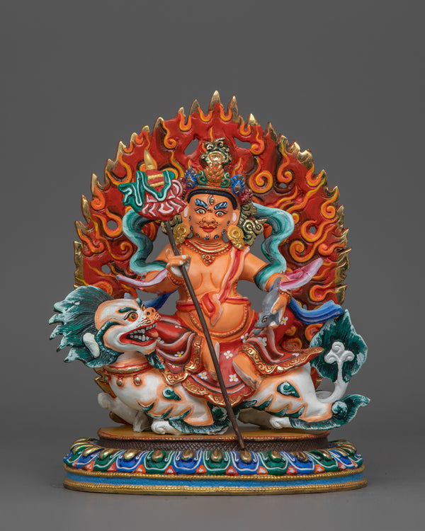 Traditional Statue of Namtoshe | The Wrathful Guardian of Dharma