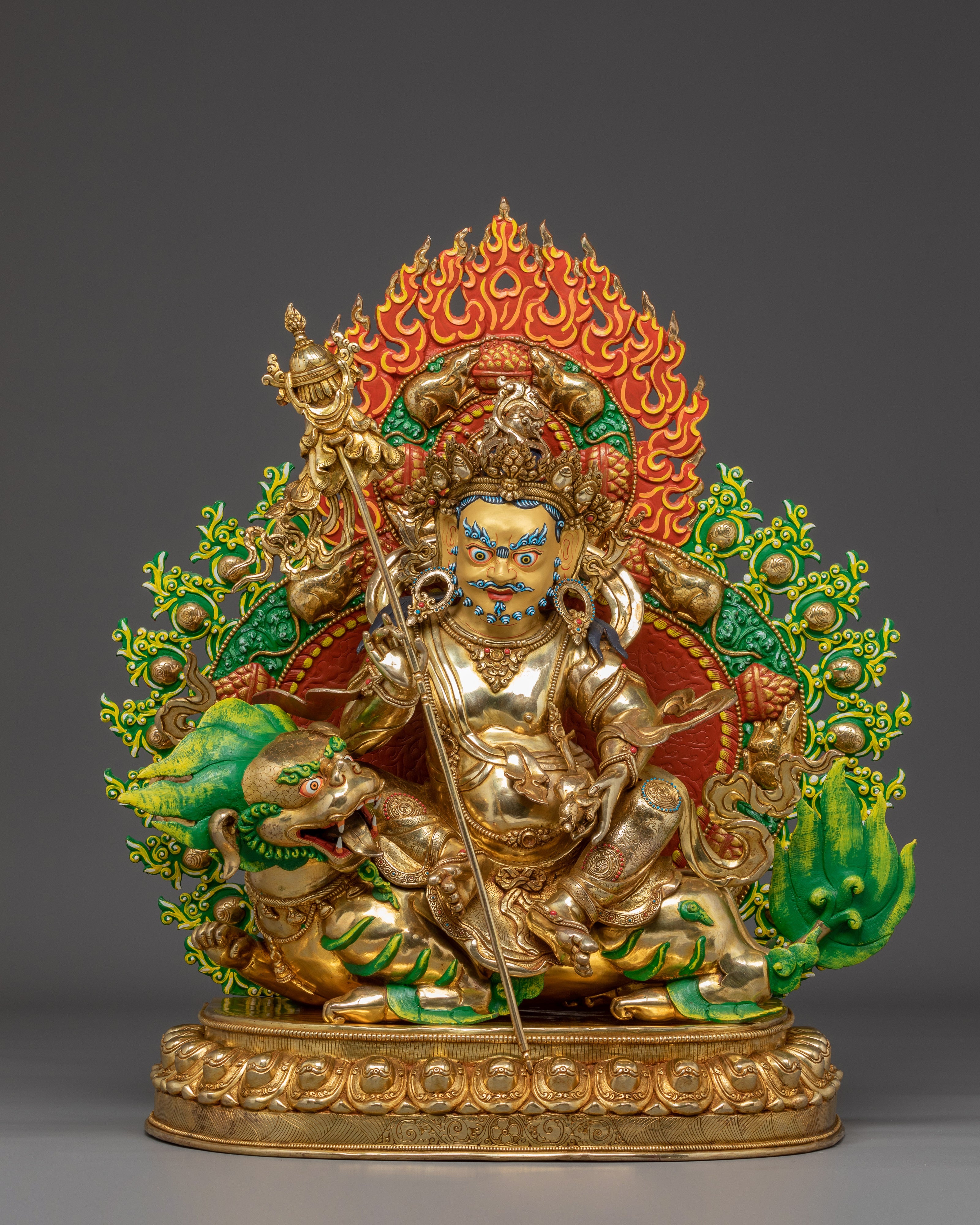 Buddhist Wealth Deity Namtoshi | Vajrayana Art